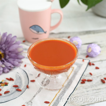 Jus de baie de Goji 100% pur pour un bon emballage